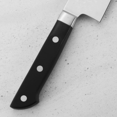 807-937W - Satake Noushu Gyuto, ostří 20cm - detail na rukojeť