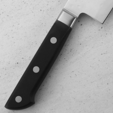 807-920W - Satake Noushu Nakiri, ostří 16cm - detail na rukojeť